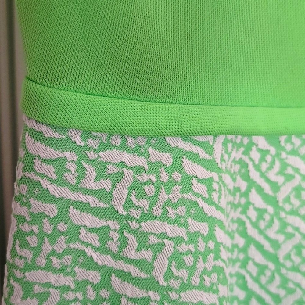 Vintage lime green dress - Picture 9 of 14